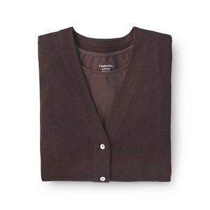 Chadwicks Chocolate Boyfriend Cardigan 